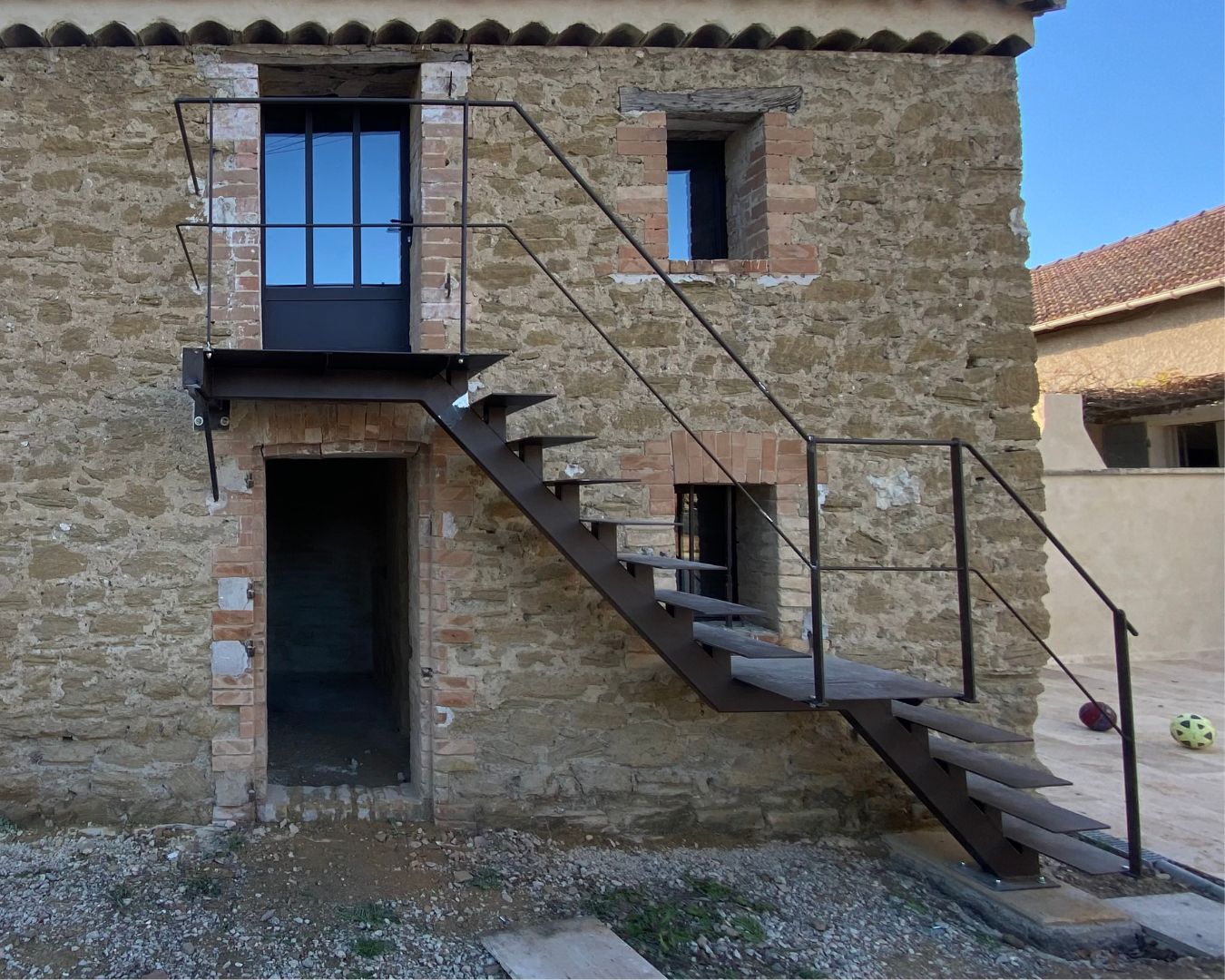 Rampe et escalier